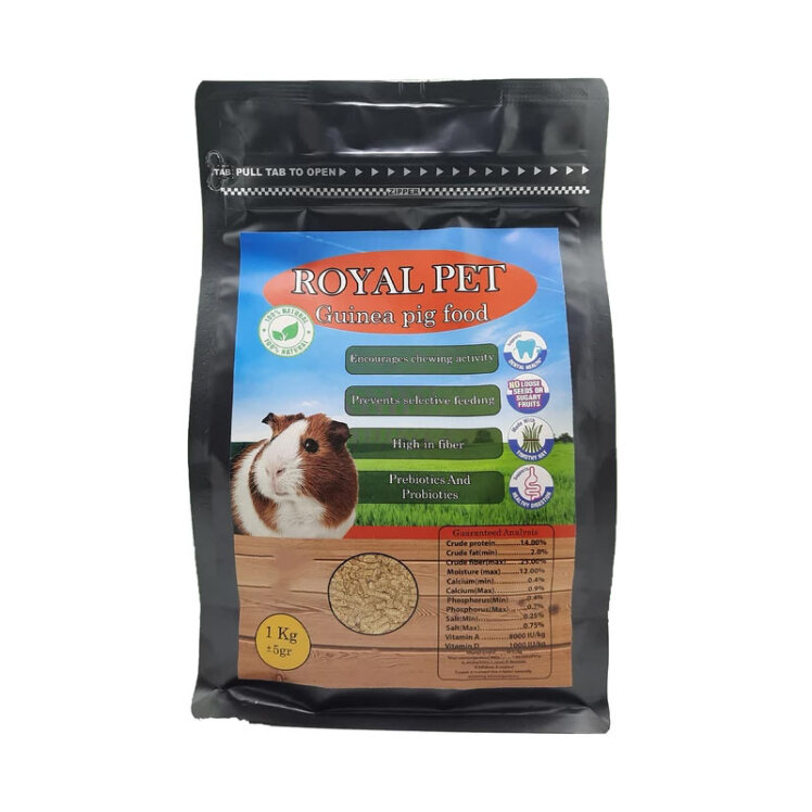 تصویر خوراک خوکچه هندی رویال پت وزن 1 کیلوگرم