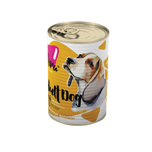  تصویر کنسرو غذای سگ فیفورا با طعم مرغ وزن 400 گرم 