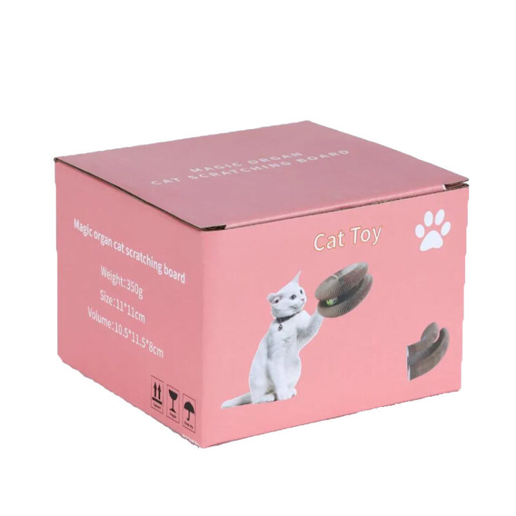 تصویر جعبه اسباب بازی گربه آکاردئون Magic Organ Cat Scratching Board