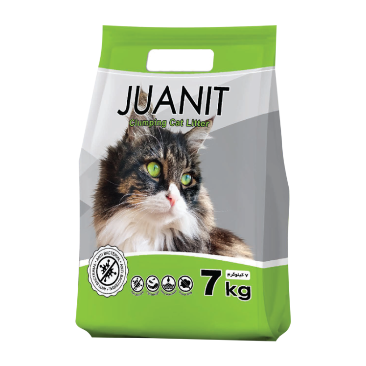 خاک گربه سوپر پریمیوم ژوانیت با عطر کاج وزن 7 کیلوگرم