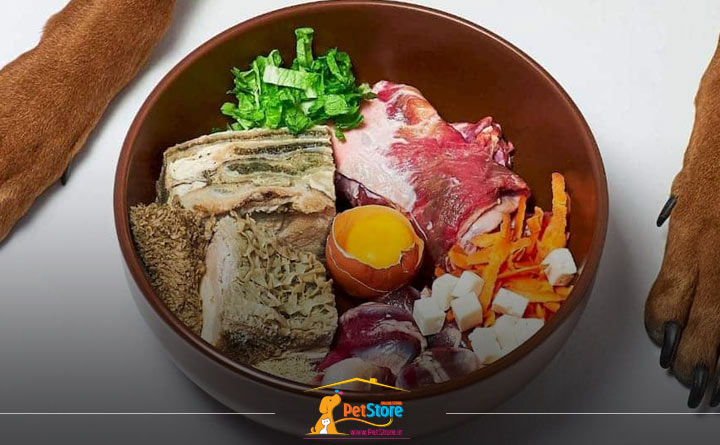 محتویات اصلی غذای تر سگ