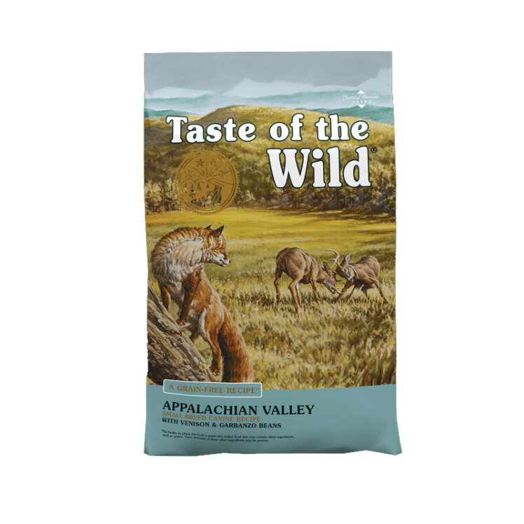 تصویر غذای خشک سگ تیست آف د وایلد با طعم گوشت گوزن و لوبیا گاربانزو وزن 12.2 کیلوگرم