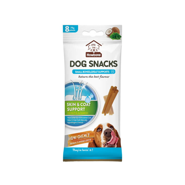 تصویر 1 اسنک تشویقی سگ هابون مناسب برای پوست و مو بسته 8 عددی