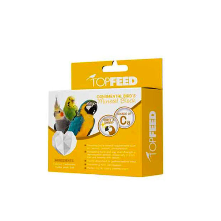 تصاویر بلوک معدنی پرندگان تاپ فید وزن 100 گرم