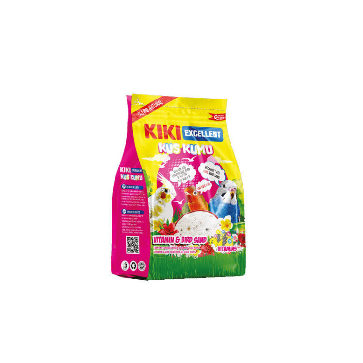 تصویر مکمل غذایی ویتامینه و شن پرندگان کیکی وزن 250 گرم