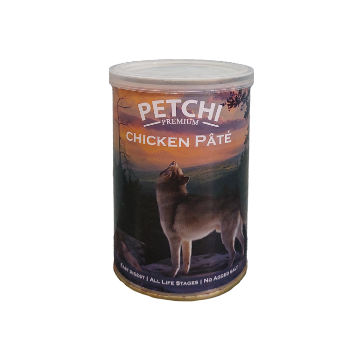 کنسرو غذای سگ پتچی مدل مرغ و سیب زمینی وزن 420 گرم