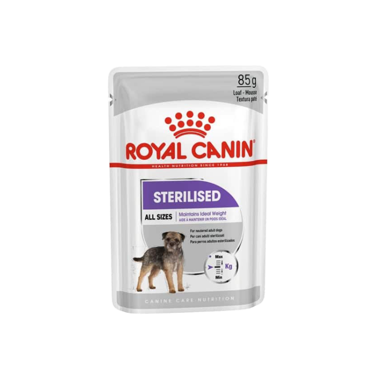 پوچ سگ رویال کنین مدل عقیم شده وزن 85 گرم