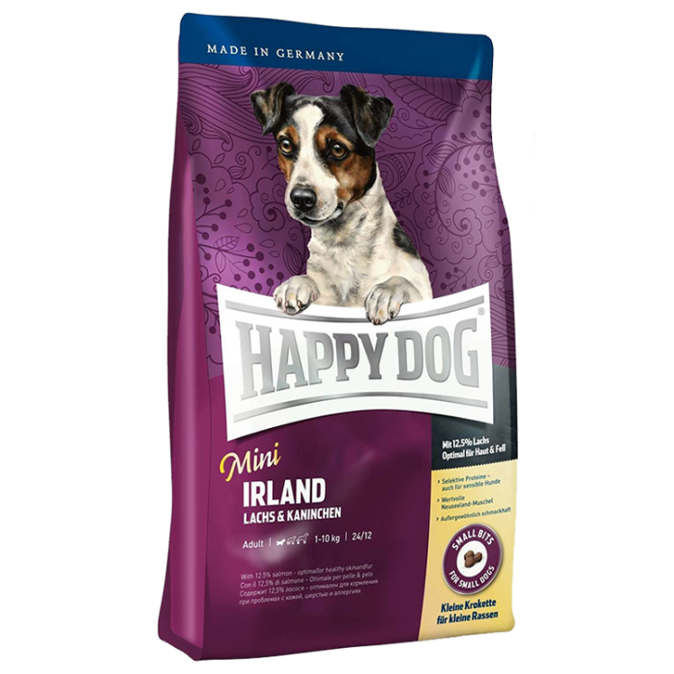 تصویر 1 غذای خشک سگ نژاد کوچک هپی داگ سوپر پرمیوم ایرلند وزن 4 کیلوگرم
