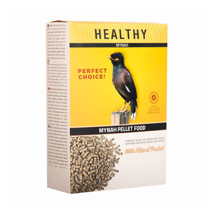 تصویر خوراک پلت مرغ مینا هلثی وزن 1 کیلوگرم