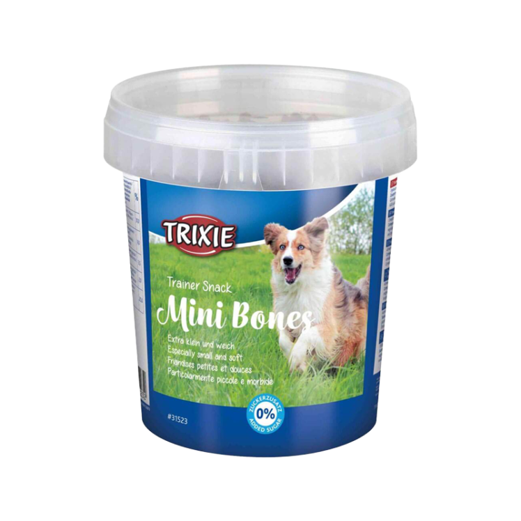 تشویقی سگ مدل مینی استخوان تریکسی وزن 500 گرم