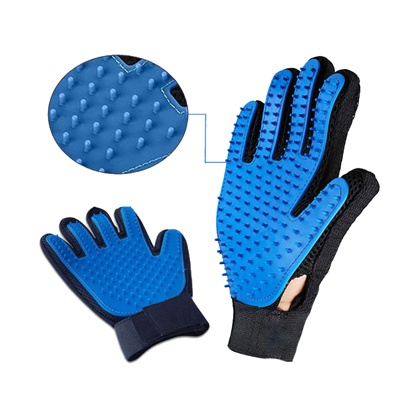  تصویر جزییات محصول دستکش ماساژ حیوانات تروتاچ مدل Desheding Glove 