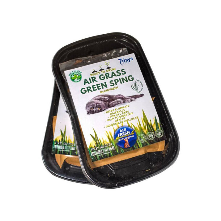 تصویر علف مخصوص گربه ایرفرش وزن 30 گرم