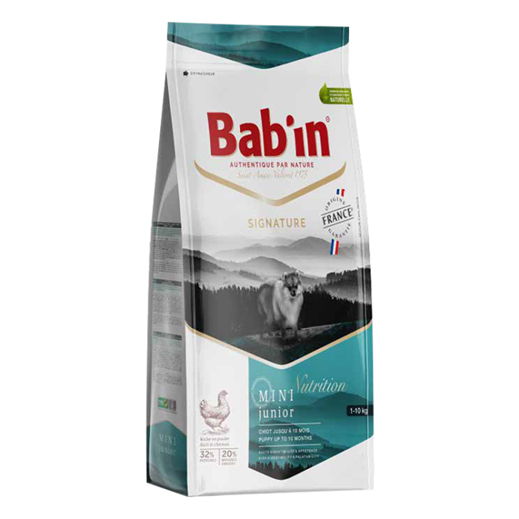 غذای خشک توله سگ مدل نژاد کوچک بابین وزن 8 کیلوگرم