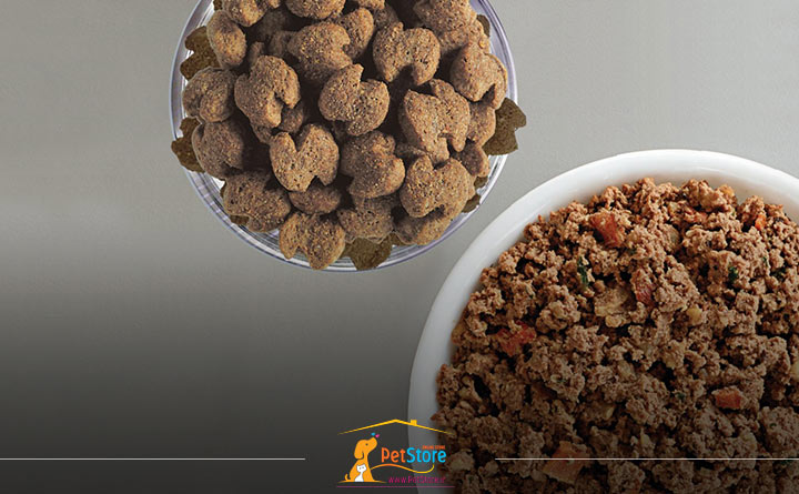 غذای خشک و مرطوب برای سگ عقیم شده 