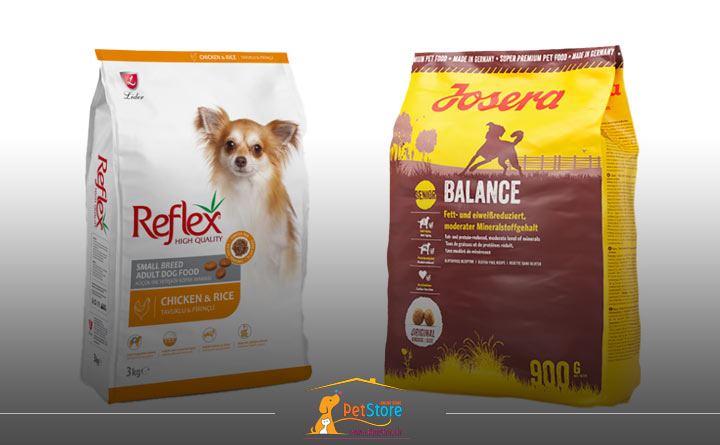  جوسرا از برندهای تولیدکننده غذای خشک سگ