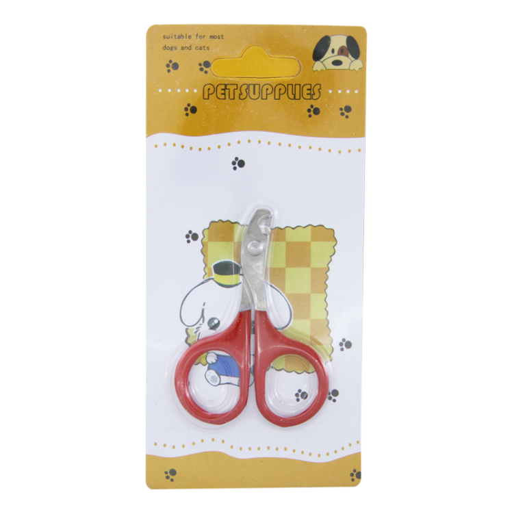 ناخن گیر گربه مدل قیچی سایز خیلی کوچک پت سوپلیز قرمز 