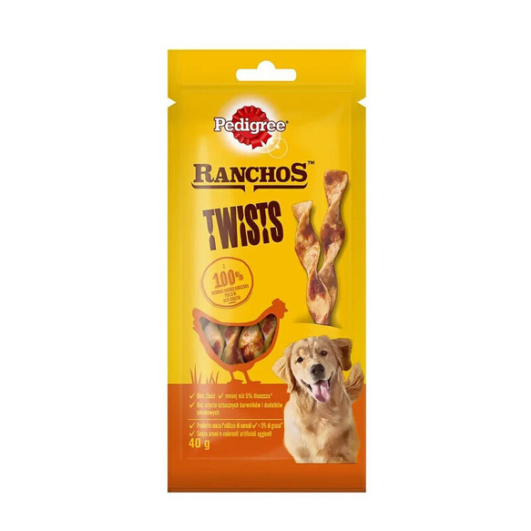 تصویر تشویقی سگ پدیگری با طعم مرغ و غلات وزن 40 گرم