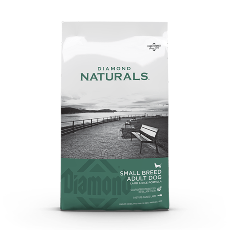 غذای خشک سگ دایموند نچرال مدل نژاد کوچک با طعم بره و برنج وزن 2.72 کیلوگرم
