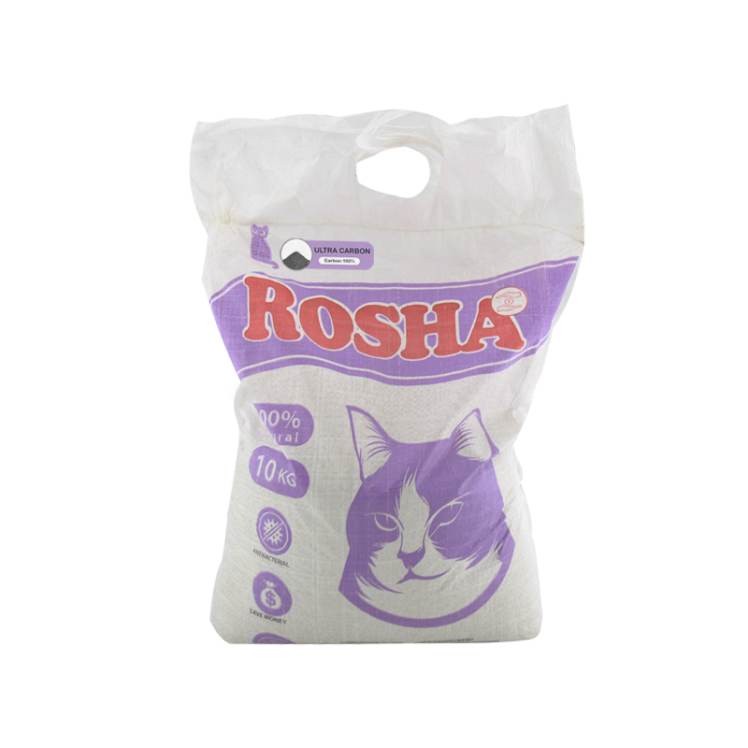 خاک گربه مدل اولترا کربن روشا وزن 10 کیلوگرم