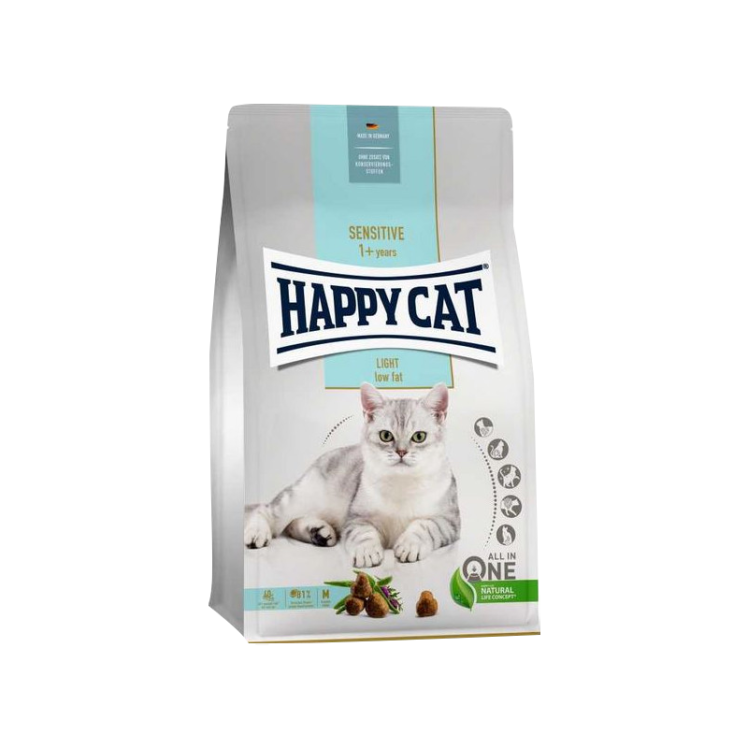 تصویر غذای خشک گربه هپی کت مخصوص کنترل وزن وزن 4 کیلوگرم
