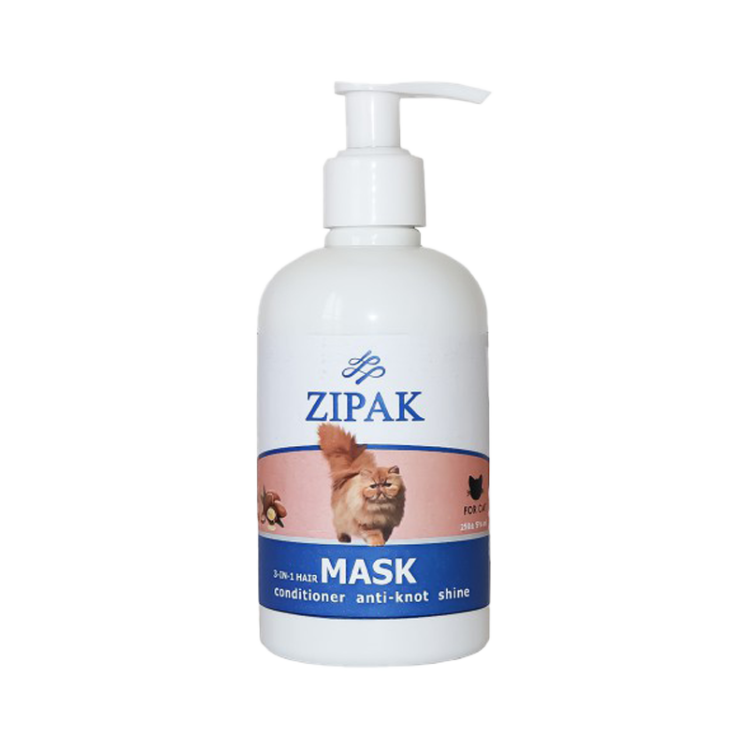 کرم ماسک مو گربه زیپاک مدل تیوپی وزن 250 میلی لیتر