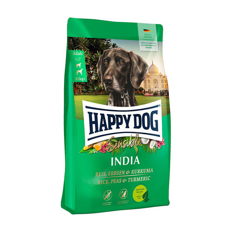  تصویر غذای خشک سوپر پرمیوم سگ بالغ هند هپی داگ وزن 2.8 کیلوگرم 