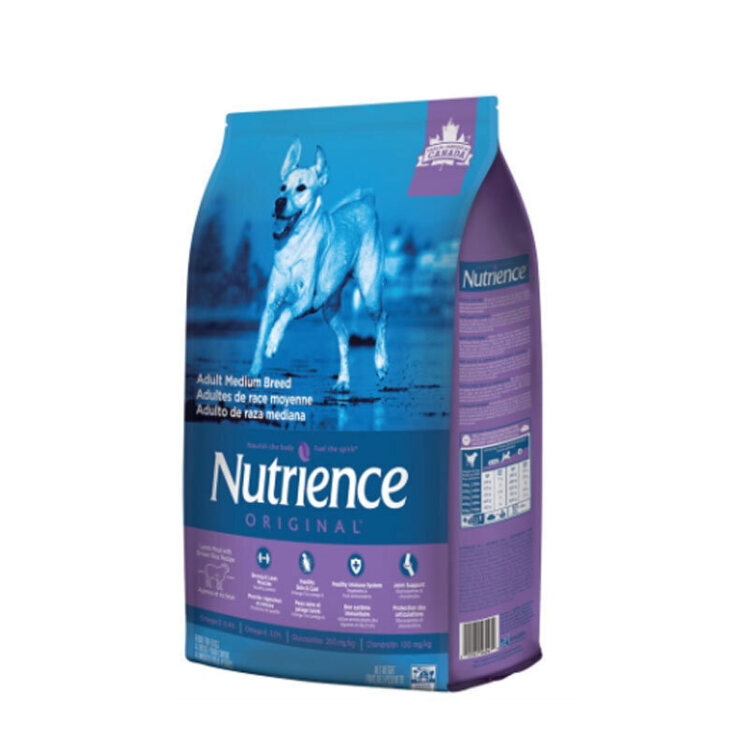 تصویر 1 غذای خشک سگ نژاد متوسط نوترینس با طعم گوشت بره وزن 11.5 کیلوگرم