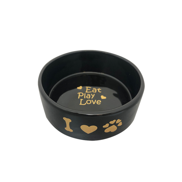 تصویر ظرف غذای حیوانات کوکوپت طرح نوشته ایت پلی لاو سایز کوچک