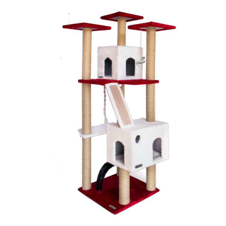 تصویر درخت گربه نیناپت مدل R به همراه هدیه 