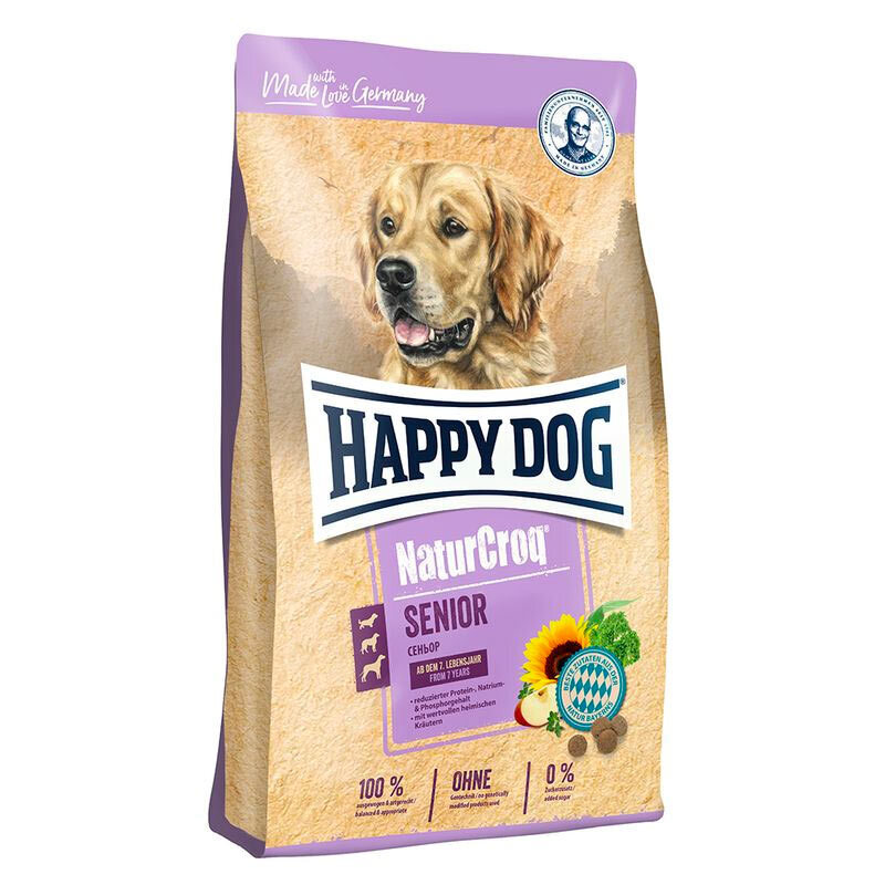  تصویر غذای خشک سگ مسن نیچر کراک هپی داگ وزن 4 کیلوگرم 