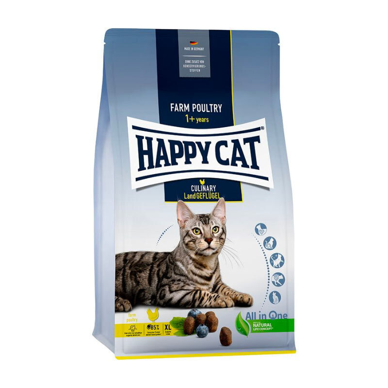  تصویر غذای خشک گربه هپی کت با طعم مرغ وزن 4 کیلوگرم 