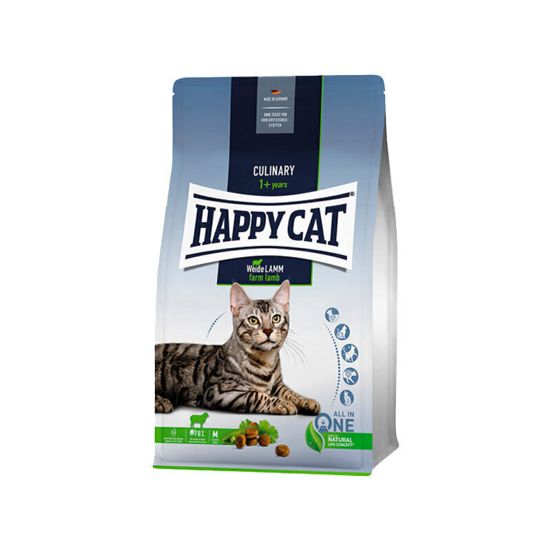  تصویر غذای خشک گربه هپی کت با طعم بره وزن 4 کیلوگرم 