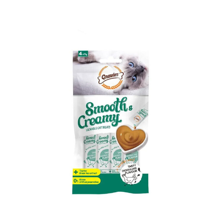 تصویر بستنی گربه گناولرز با طعم مرغ و جگر بسته 4 عددی