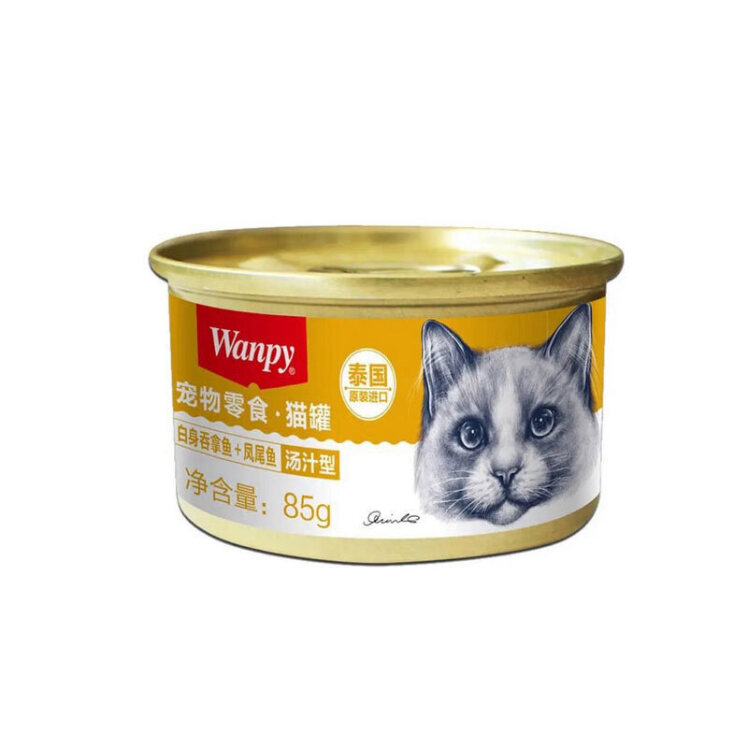 تصویر کنسرو غذای گربه ونپی با طعم مرغ وزن 85 گرم