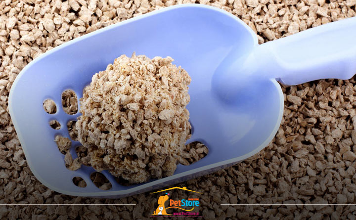 خاک توده شونده از انواع خاک گربه