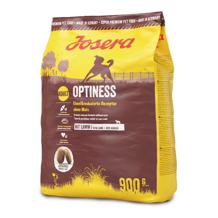 تصویر غذای خشک سگ اوپتینس جوسرا وزن 900 گرم