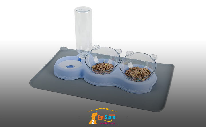 خرید ظرف پلاستیکی آب و غذا گربه