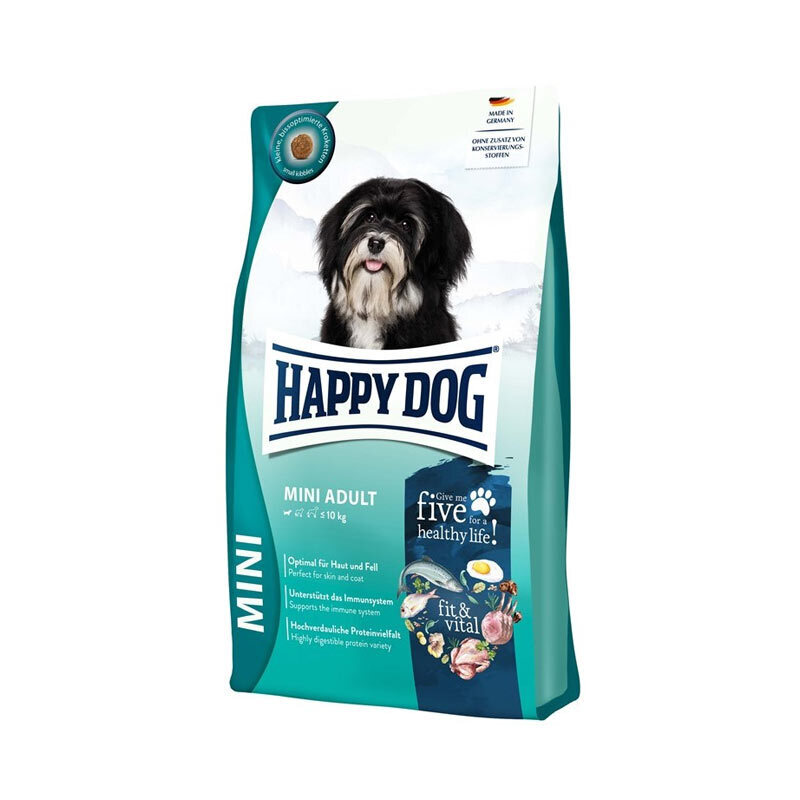  تصویر غذای خشک سگ بالغ نژاد کوچک هپی داگ وزن 10 کیلوگرم 