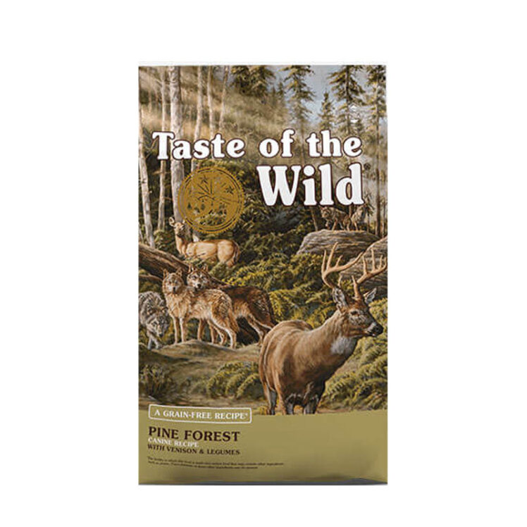 تصویر غذای خشک سگ تیست آف د وایلد با طعم گوشت گوزن وزن 12.2 کیلوگرم