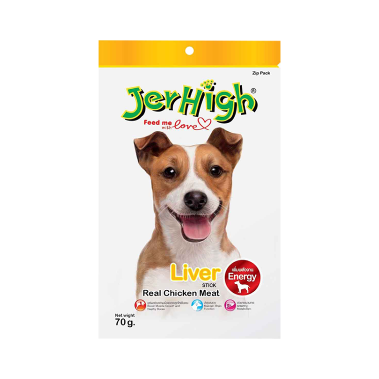 تشویقی مدادی سگ جرهای مدل جگر وزن 70 گرم