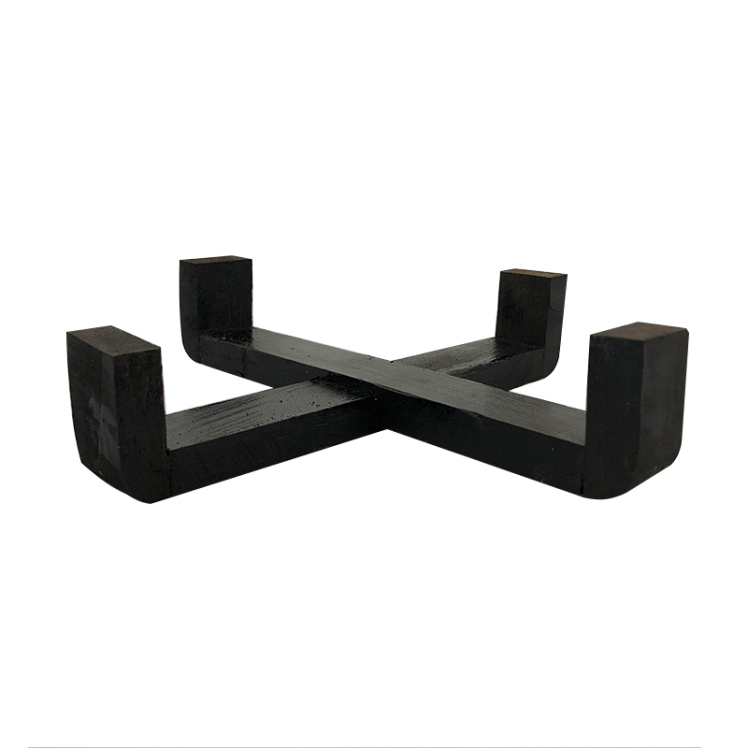 تصویر پایه چوبی مخصوص ظروف سرامیکی حناپت سایز L قهوه ای تیره