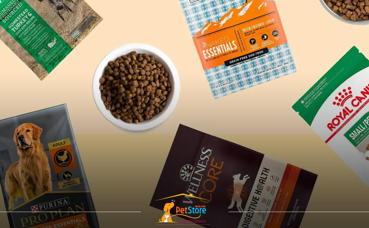 آشنایی با انواع غذای خشک سگ