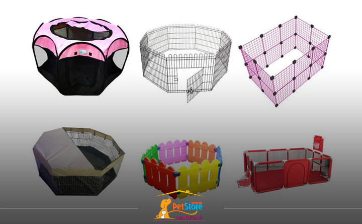 توجه به اندازه پارک بازی سگ هنگام خرید