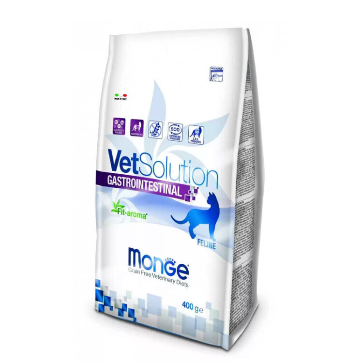تصویر غذای خشک درمانی مونژ مخصوص گربههای دارای مشکلات گوارشی وزن 400 گرم
