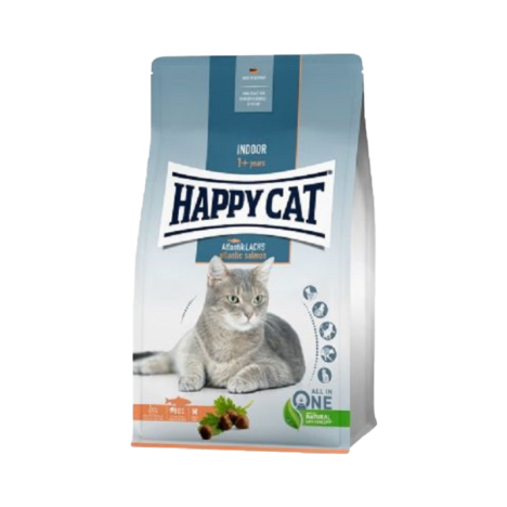 تصویر غذای خشک گربه هپی کت با طعم سالمون وزن 4 کیلوگرم