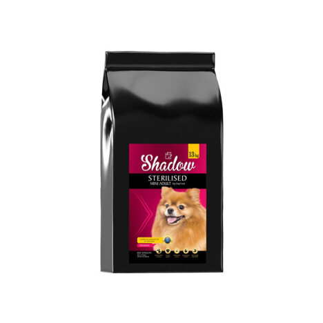 عکس بسته‌بندی غذای خشک سگ بالغ شدو وزن 13 کیلوگرم از نمای جلو