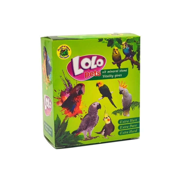 تصویر 1 سنگ کلسیم پرندگان لولو پت