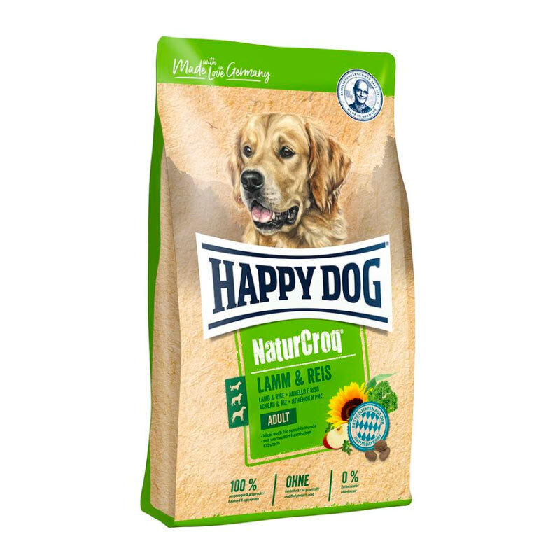  تصویر غذای خشک سگ هپی داگ با طعم گوشت بره و برنج وزن 4 کیلوگرم 