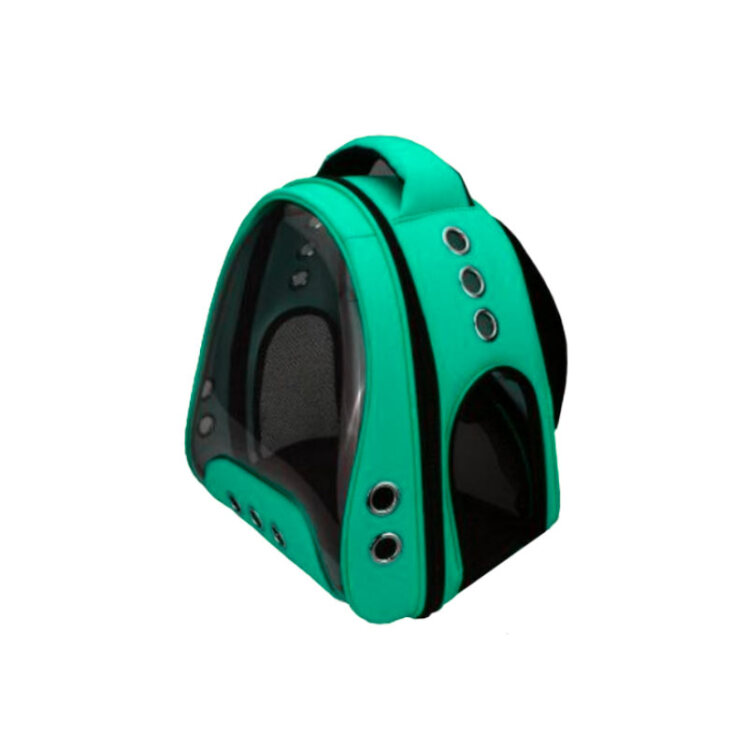 تصویر کوله پشتی حمل گربه و سگ دنیل مدئو رنگ سبز