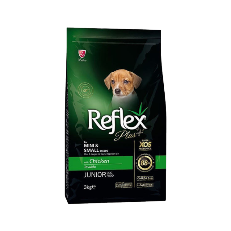 غذای خشک توله سگ رفلکس پلاس مدل نژاد کوچک وزن 3 کیلوگرم